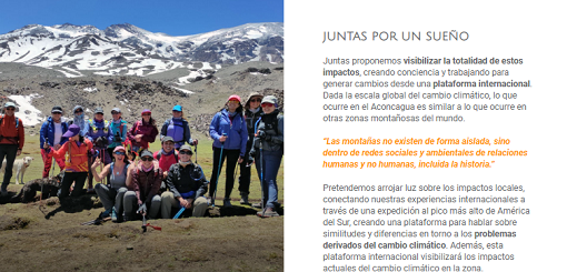 Mujeres de montaña del mundo emprenden ascenso al Aconcagua